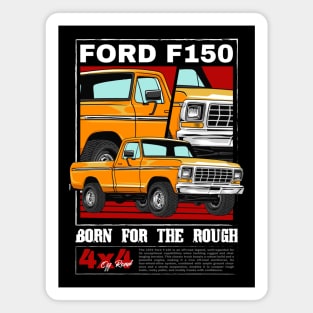 Vintage F150 Pickup Car Magnet